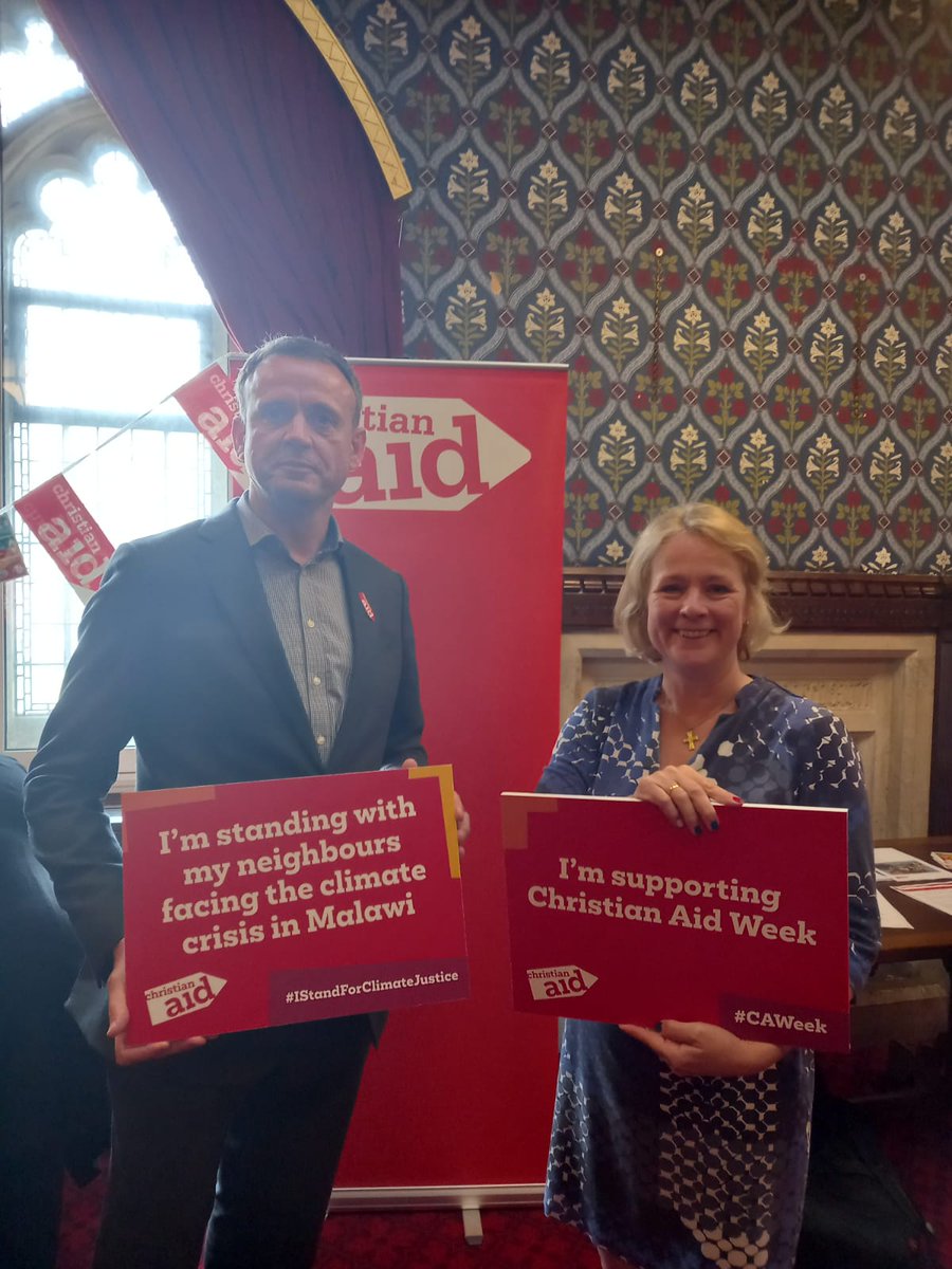 Thank you to all the MPs and peers from across the political spectrum who joined today's #CAWeek reception in parliament - your support matters. The issues on which we work are too big and urgent to belong to any one party <a href="/christian_aid/">Christian Aid</a> 👇