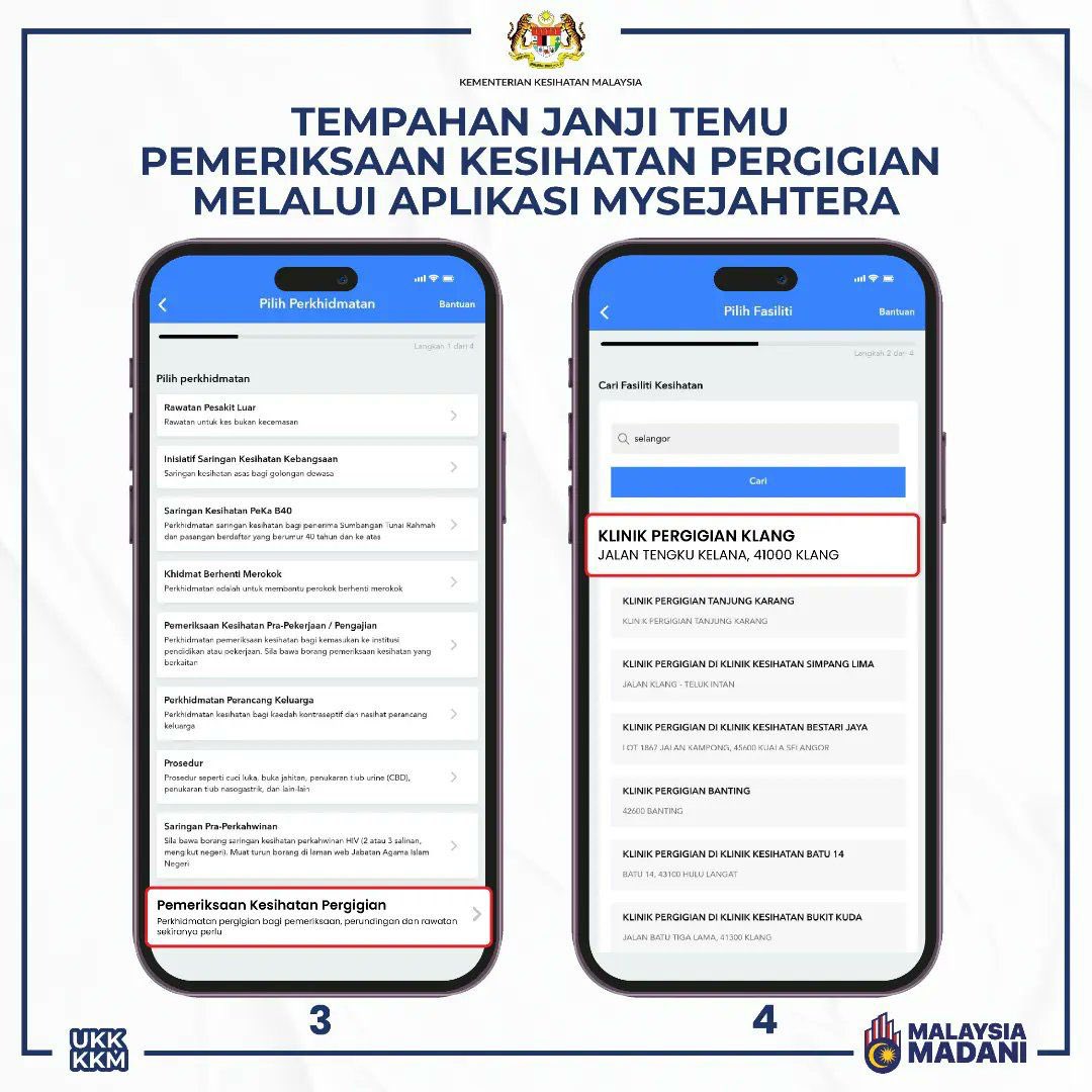 haffsenpei's tweet photo. Kalau buat scaling gigi dekat klinik gigi swasta kena dlm harga RM150-RM200.

Kalau Klinik Pergigian Kerajaan ni kau kena bayar RM2 &amp; RM1 untuk pendaftaran je.

Servis pun okay even beratur panjang tapi puas hati. KKM now mudahkan lagi guna apps je. Thank you, @DrZalihaMustafa 🙏🏼 https://t.co/bcC5HlC2Cj