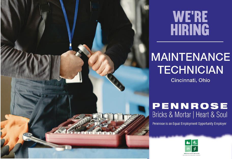 PennroseCompany's tweet image. Interested in this position? Click here to view details: ow.ly/EWAu50Oqa05
.
.
.
#Pennrose #Hiring #MaintenanceTechnician #Maintenance #Technician #Leasing #PropertyManagement #Manager #Management #Development #NowHiring #Cincinnati #Ohio