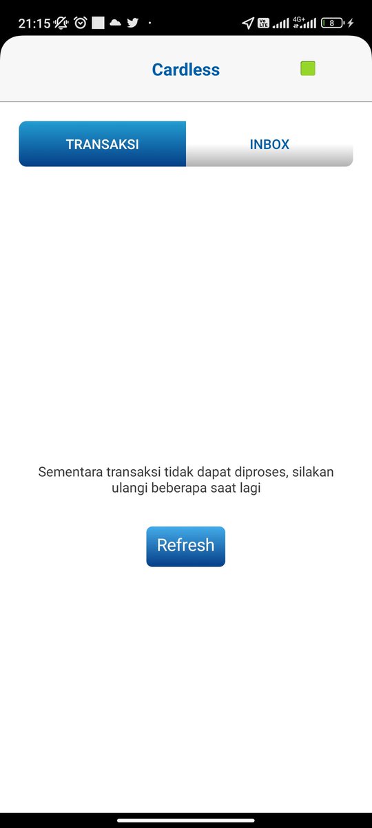 HamdanIsroi's tweet photo. @HaloBCA apakah benar lagi gangguan setor tunai https://t.co/p2LnQVegb4