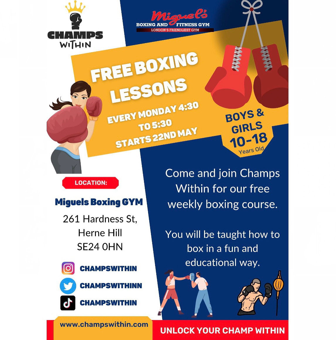 champswithinn's tweet image. We’re back!  Our new program launches on Monday the 22nd. All our classes are free and open to all levels 🥊 We’ll see you there, don’t miss out !
@champswithin 
#boxing #communityclasses #champswithin #free #fun #training #gym #classes #community