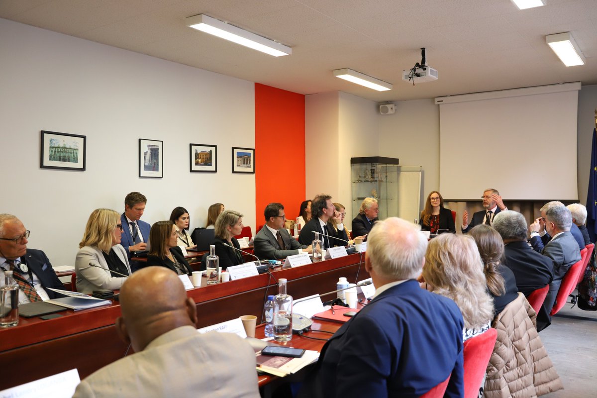 NurembergAcadem's tweet photo. High-level experts met in Paris for the 2nd seminar entitled "Ethica: Towards a Common Code of Ethics for International Criminal Judges" led by the Nuremberg Academy, @ENM_France &amp; @SiracusaInst on 15 May 2023. https://t.co/ruGmIZ4srr
