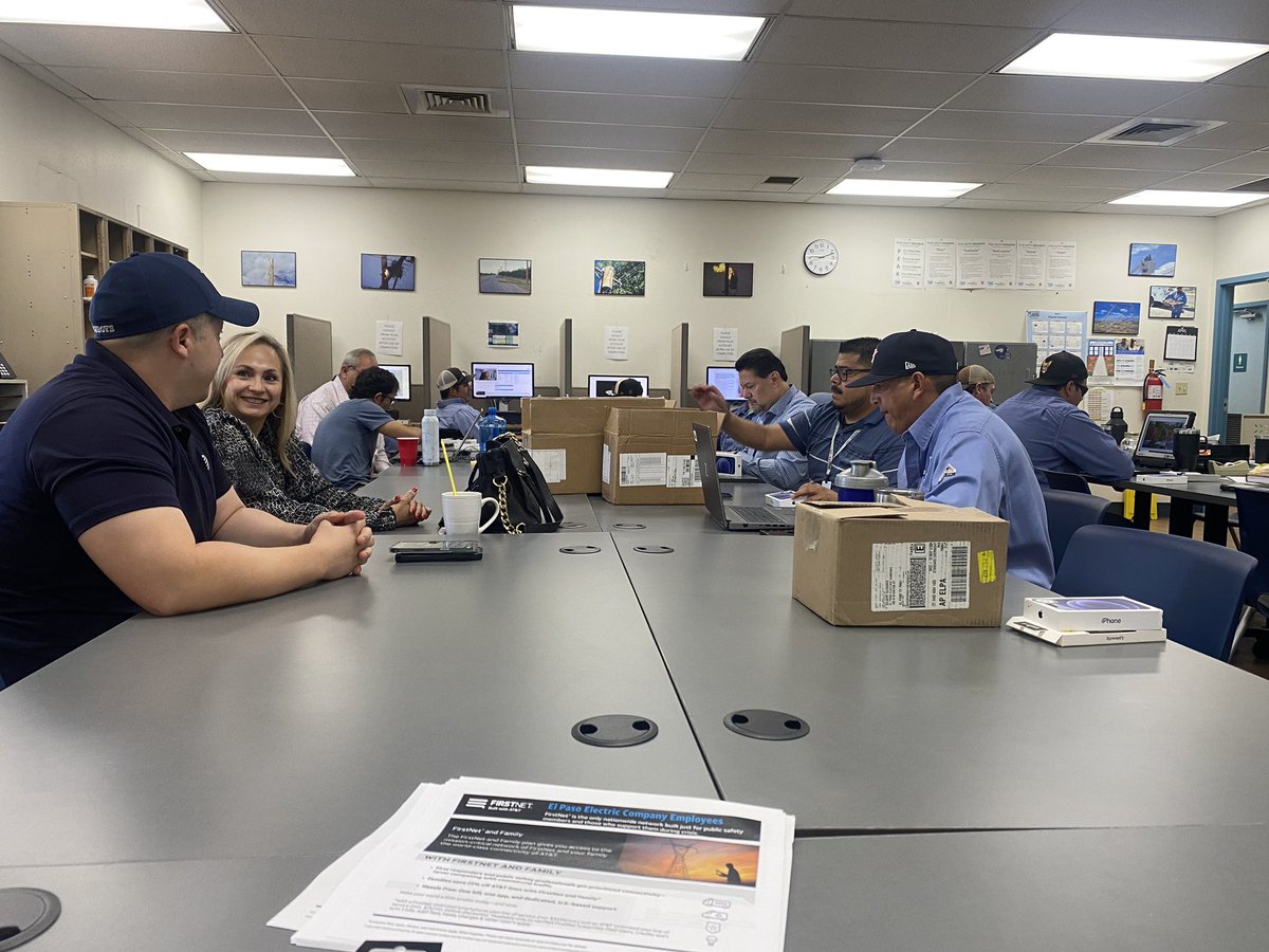Gisela Sanchez (@gisela_sanchez1) on Twitter photo Another successful Deployment with El Paso Electric; we can’t wait to switch these Frontline Heroes to our #FIRSTNET service. <a href="/NTX_Market/">The NTX Market</a> <a href="/LynetteMAguilar/">Lynette Aguilar</a> <a href="/SSanjuaneloS/">Sandra S Sanjuanelo</a> <a href="/Liz_Arch1/">Liz Archuleta</a> <a href="/silverlogic/">Richard Puente</a> <a href="/Vic_R_Delgado/">Victor Delgado</a> <a href="/JaimeABQ/">Jaime Nunez</a> Another successful Deployment with El Paso Electric; we can’t wait to switch these Frontline Heroes to our #FIRSTNET service. <a href="/NTX_Market/">The NTX Market</a> <a href="/LynetteMAguilar/">Lynette Aguilar</a> <a href="/SSanjuaneloS/">Sandra S Sanjuanelo</a> <a href="/Liz_Arch1/">Liz Archuleta</a> <a href="/silverlogic/">Richard Puente</a> <a href="/Vic_R_Delgado/">Victor Delgado</a> <a href="/JaimeABQ/">Jaime Nunez</a>