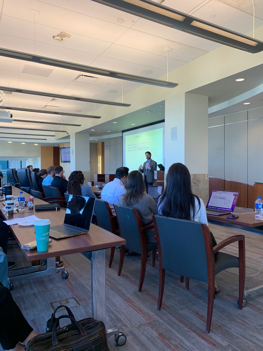 Huge thank you to the <a href="/UH_Ventures/">UH Ventures</a>  team for showing us how to produce problem statements and coordinating start up presentations for us! 🏥

#innovation #meded #healthcare