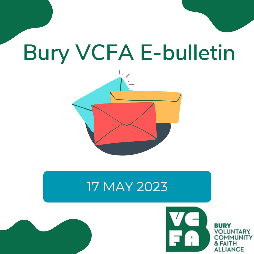 View our latest Bury VCFA E-bulletin below (17th May 2023)
mailchi.mp/be76256e2104/b…
