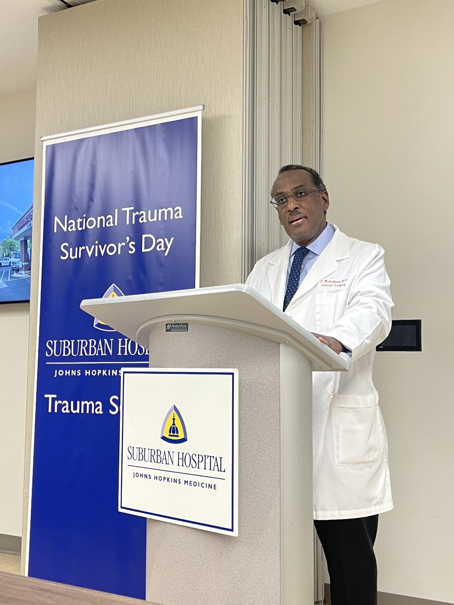 National Trauma Survivor’s Day @SuburbanHosp recognized @mcfrs Hospital staff & patient (significant trauma event in May 2022) Chain-of-survival - SEE associated @MontgomeryCoMD @MCFRS_EMIHS EMS Award is here youtube.com/watch?v=QgAjDL… (youtube.com/watch?v=QgAjDL…)