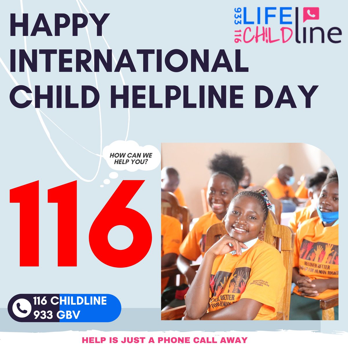 🌍 Happy International Child Helpline Day! Today we celebrate the vital role of child helplines in protecting kids worldwide and ensuring their rights. Proud to be a @CHIamsterdam member, we recommit to safeguarding child rights in Zambia. #EveryChildHasAVoice #ICHDay2023