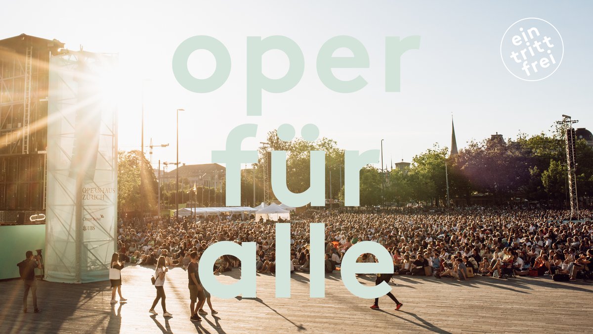 SAVE THE DATE! #operfüralleZH am Sa, 17 Jun 2023, ab 18 Uhr auf dem Sechseläutenplatz in Zürich. Liveübertragung von Gaetano Donizettis Komödie #DONPASQUALE. Eintritt frei! oper-fuer-alle.ch

Präsentiert von <a href="/zurich_ch/">Zurich Versicherung Schweiz</a>