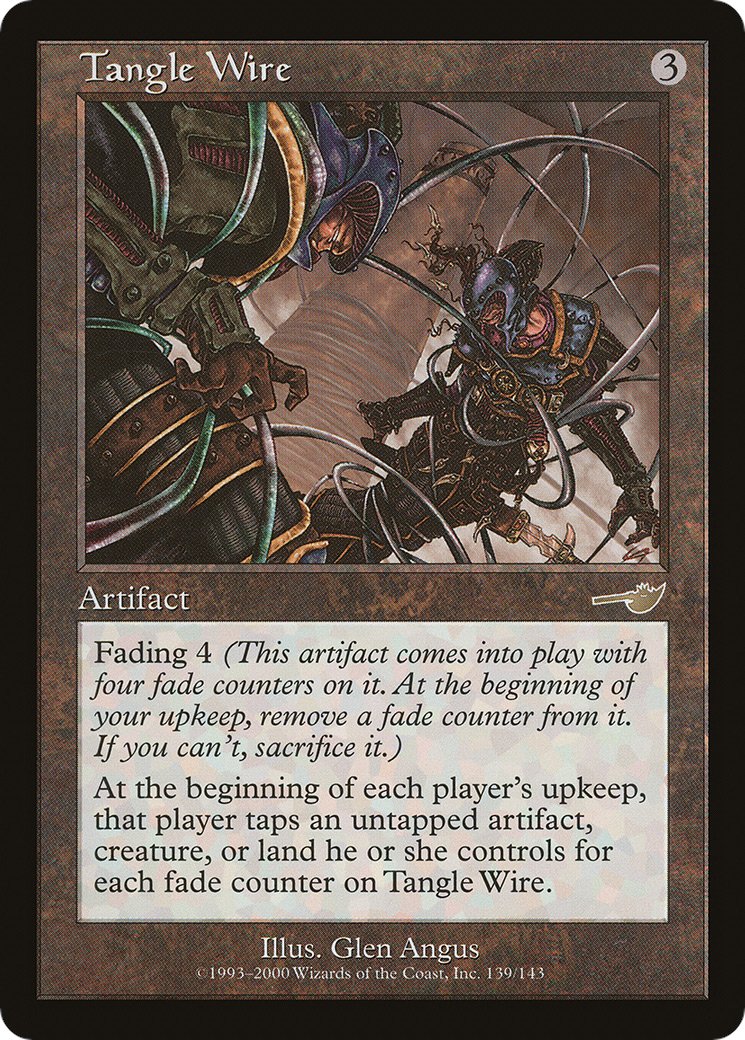 JimDavisMTG's tweet image. Hey @MagicOnline, how many retweets to get Tangle Wire put back into the Vintage Cube?

Asking for me.

@fireshoes #MTGCube @MTGCubeCon