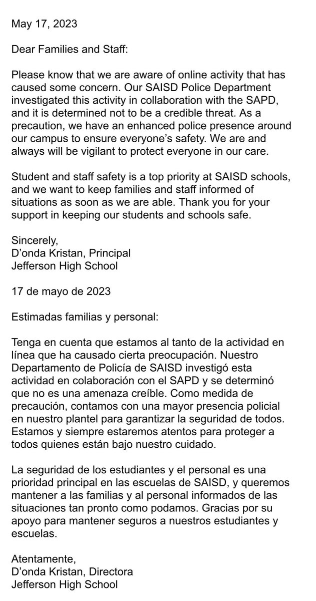 Jefferson HS, SAISD (@jeffersonsaisd) on Twitter photo 