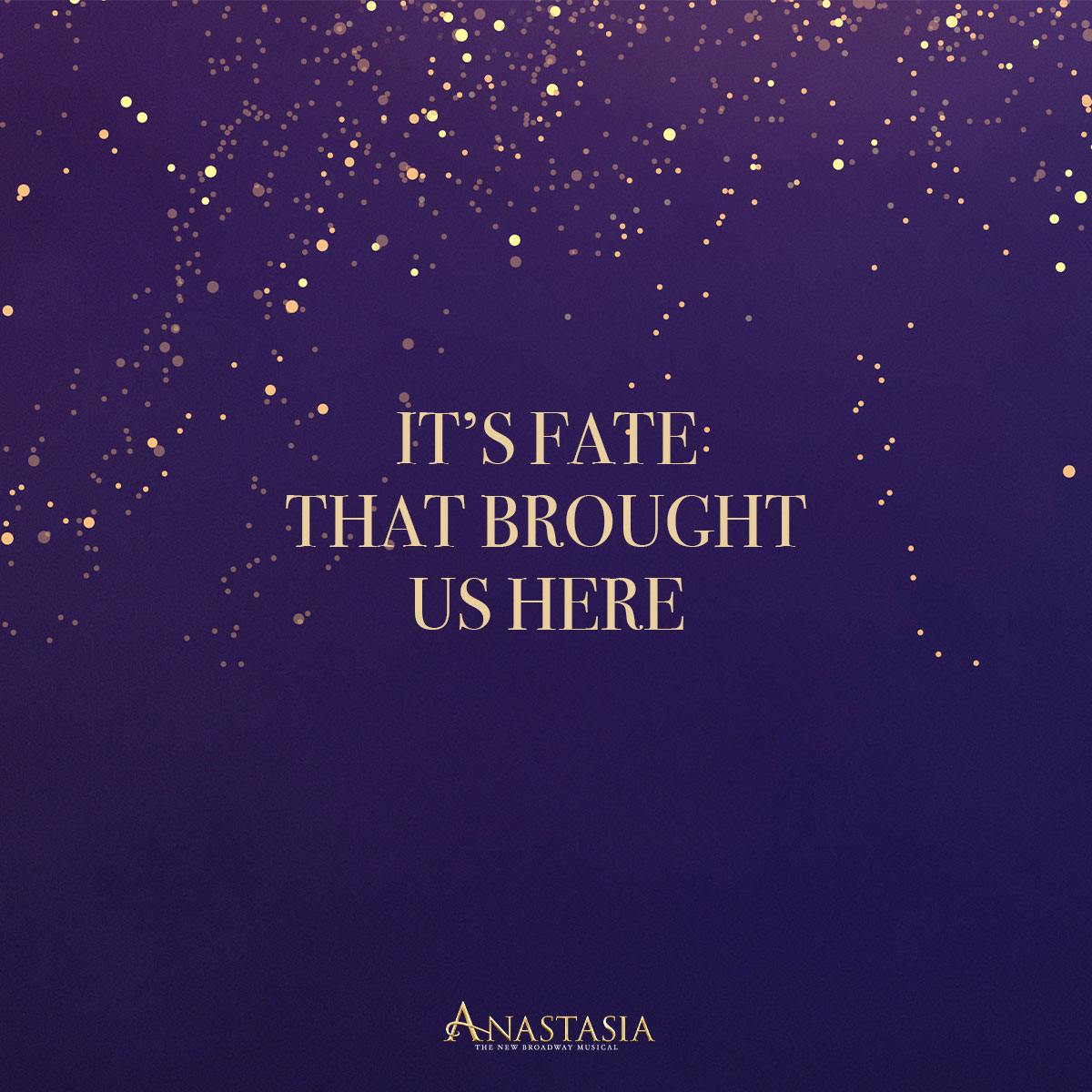 Home, love, family. She will have all of it! #AnastasiaTheMusical