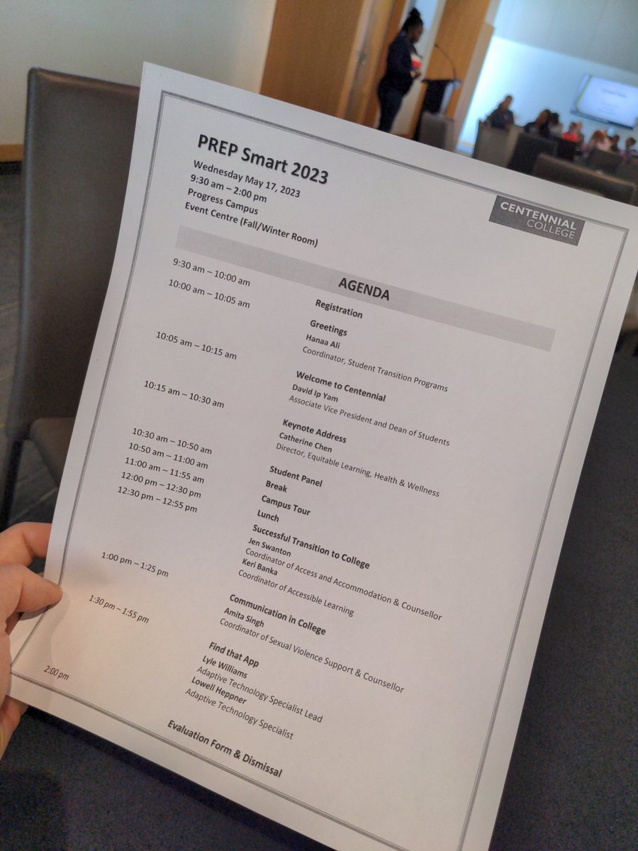 Thank you to Catherine Chen, Director of Equitable Learning, Health and Wellness <a href="/CentennialEDU/">Centennial College</a> for sharing her powerful and inspiring story with high school students from across the GTA: "You've got this! And we've got you!" #PREPSmart