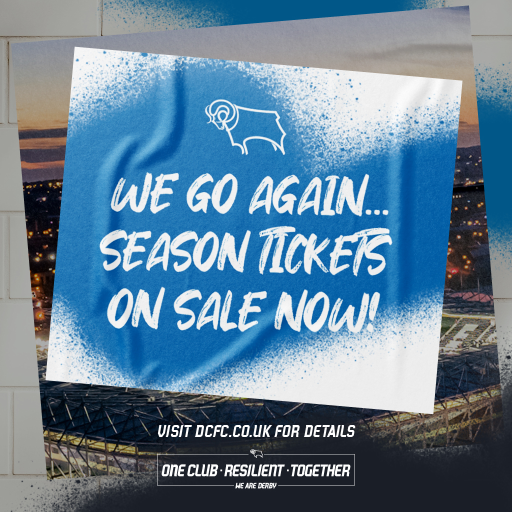dcfcofficial's tweet photo. 𝗪𝗘 𝗚𝗢 𝗔𝗚𝗔𝗜𝗡.

2023/24 season tickets are on sale now! 🖤🤍

#DCFC #dcfcfans