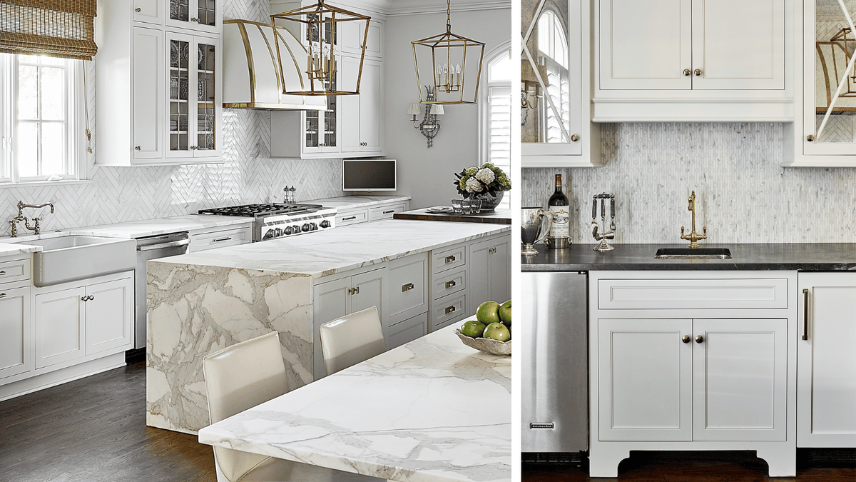 KettlerDesign's tweet image. This high-end farmhouse kitchen makes you feel right at home in an upscale kind of way. 📸 by Dustin Peck 🔸 Touchstone Fine Cabinetry 🔸 @walkerzanger tile 🔸 Harkey Tile &amp;amp; Stone countertops
#loveyourkitchen #karenkettlerdesign