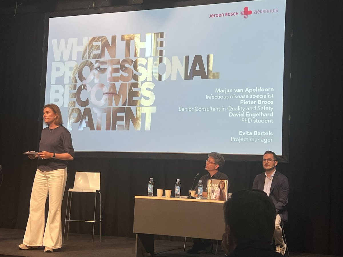 Maayke77's tweet photo. “Leadership with kindness will improve the healthcare system.” What a brilliant statement. The patients choice award @TheIHI @QualityForum. With the second place for #whentheprofessionalbecomesthepatient #entoenwerdjezelfziek @jbz! https://t.co/cF3hpiRSEs