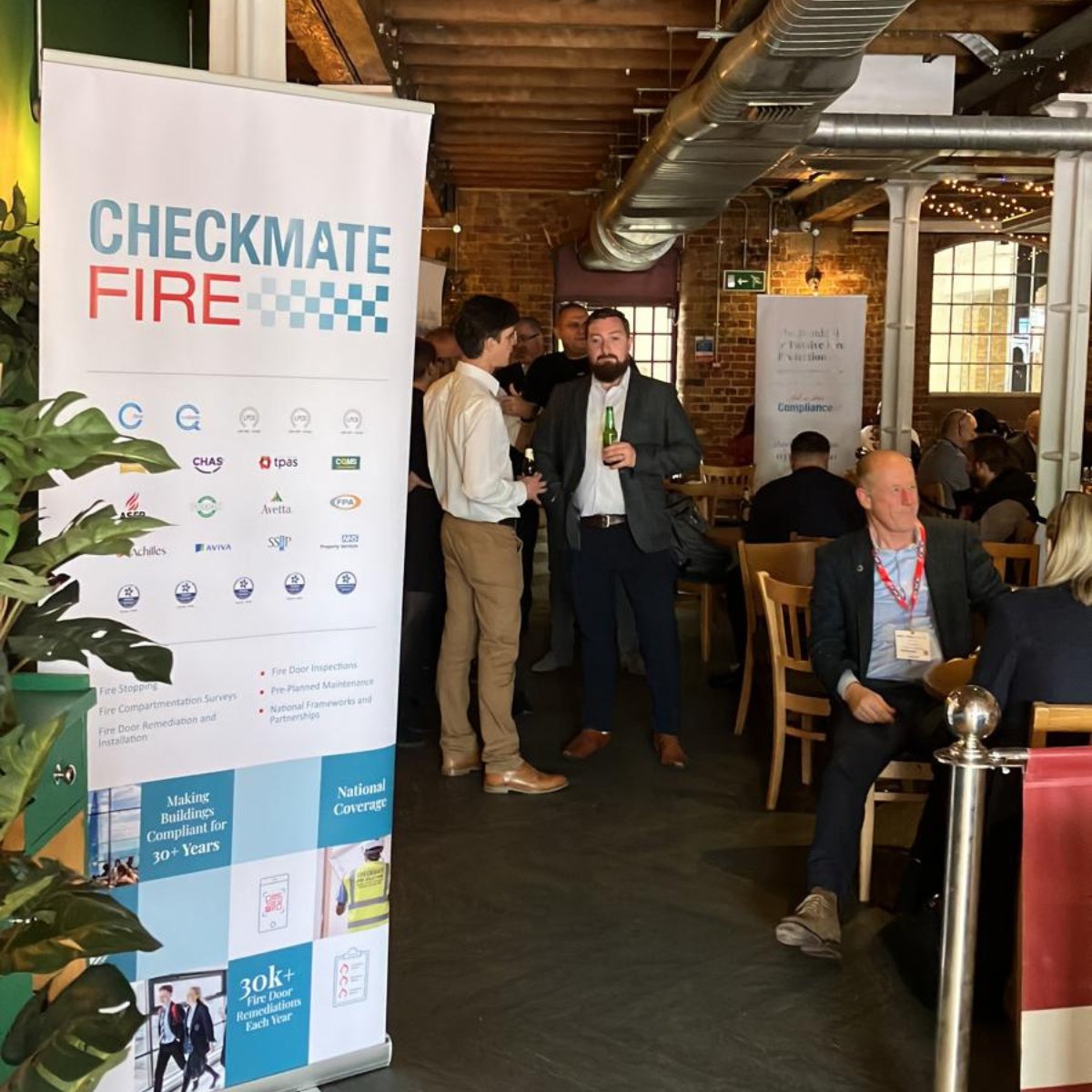 Great pictures from our ongoing #networking event at The Fox, ExCel. Our business development, operational, technical, and leadership teams are still in attendance to answer any of your #passivefireprotection questions over a complimentary drink or two! 🍻

#FIREX23 #firesafety