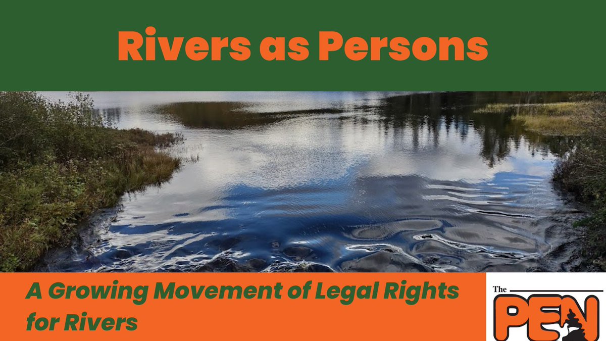 Our May 2023 Newsletter includes an update from <a href="/GentleWays_/">GentleWays for OurPlanet</a> about a movement to grant legal rights to #rivers.

Read the article! 👇
pen-newsletter.beehiiv.com/p/legal-person…

#RightsOfNature #EnvironmentalLaw
#Ottawa #OttawaNews #OttNews