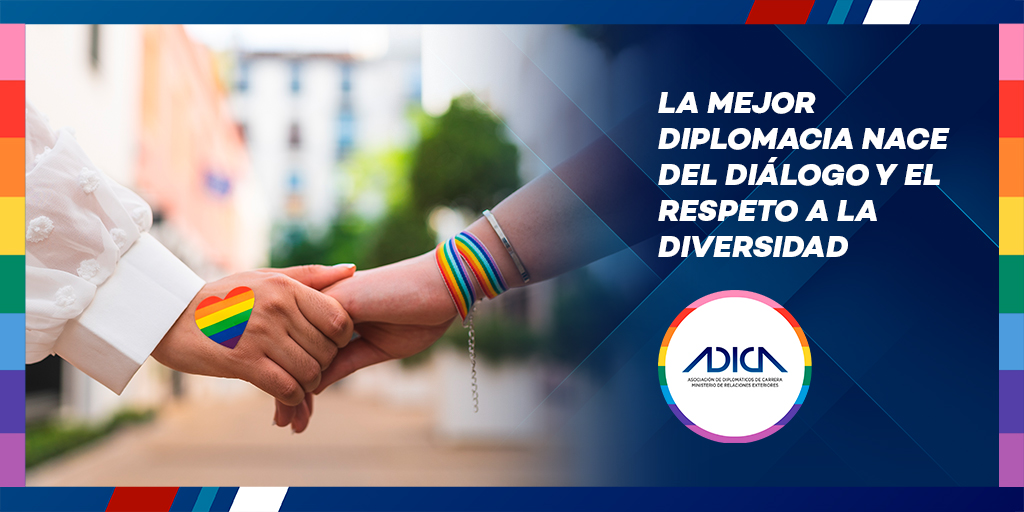 En el marco de la celebración del Día Internacional contra la Homofobia, Lesbofobia, Bifobia y Transfobia, ADICA saluda a todas y todos sus asociados, asociadas, y personal de MINREL que son parte de la comunidad LGBTIQ+