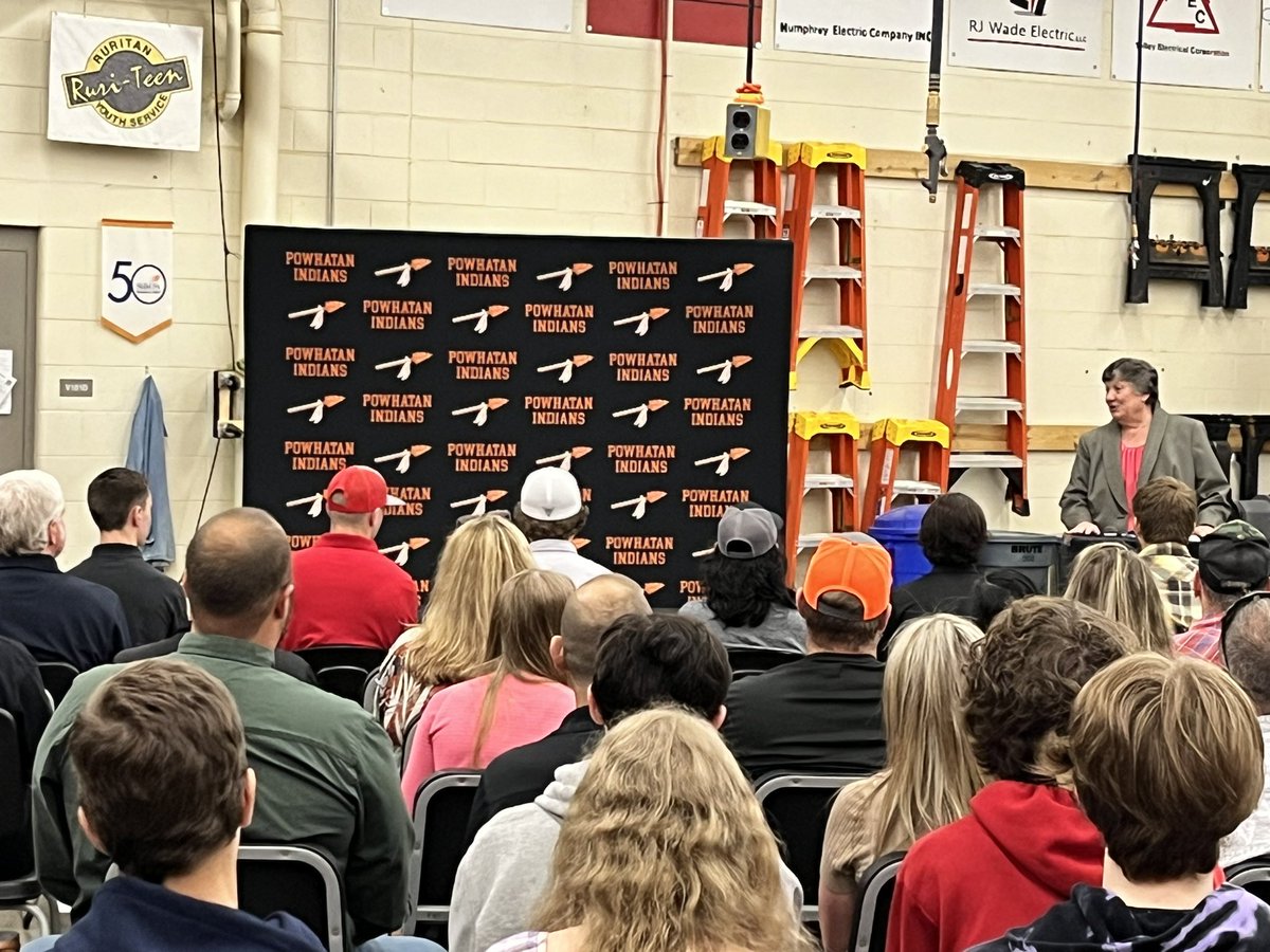 Powhatan County Public Schools (@powhatanschools) on Twitter photo CTE signing day for our Electricity and JROTC students. Off to full-time employment and West Point! Thanks to our CTE staff, school counselors, business partners and parents for their support of these students! <a href="/PowhatanHS/">Powhatan High School</a> CTE signing day for our Electricity and JROTC students. Off to full-time employment and West Point! Thanks to our CTE staff, school counselors, business partners and parents for their support of these students! <a href="/PowhatanHS/">Powhatan High School</a>