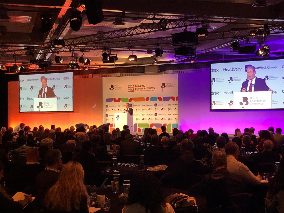 🗣️Rt Hon Sir <a href="/Keir_Starmer/">Keir Starmer</a> MP: "We need a reformed planning system, scrap and replace business rates, more flexible skills funding and a reformed apprenticeship levy."

Headline partner <a href="/NatWestBusiness/">NatWest Business</a> <a href="/NatWestGroup/">NatWest Group</a> and supported by <a href="/DraxGroup/">Drax</a> @yourheathrow