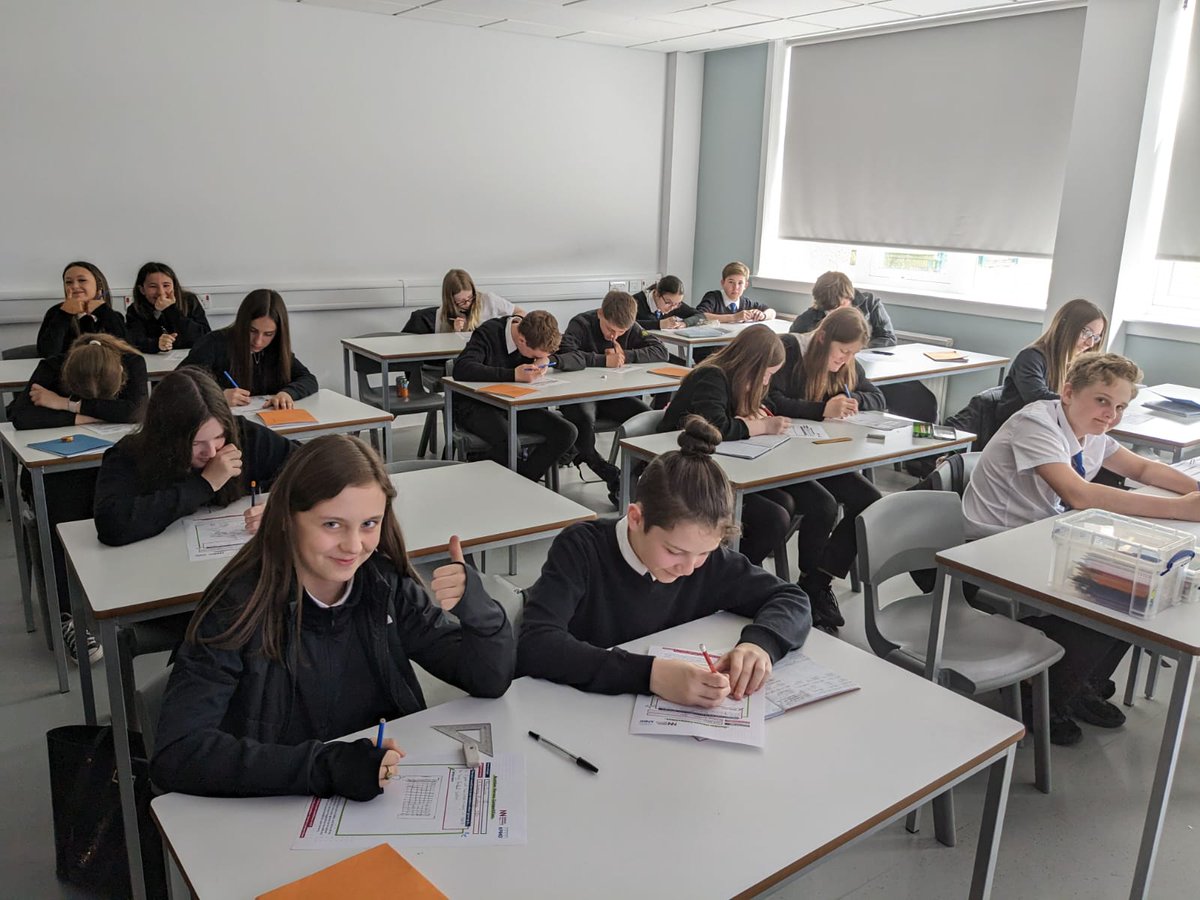KilwAcadMaths's tweet photo. A fewore snaps from #NationalNumeracyDay . Classes hard at work making posters and Mr Wilson's class enjoying some outdoor learning!☀️ https://t.co/4Jyy5uM35F