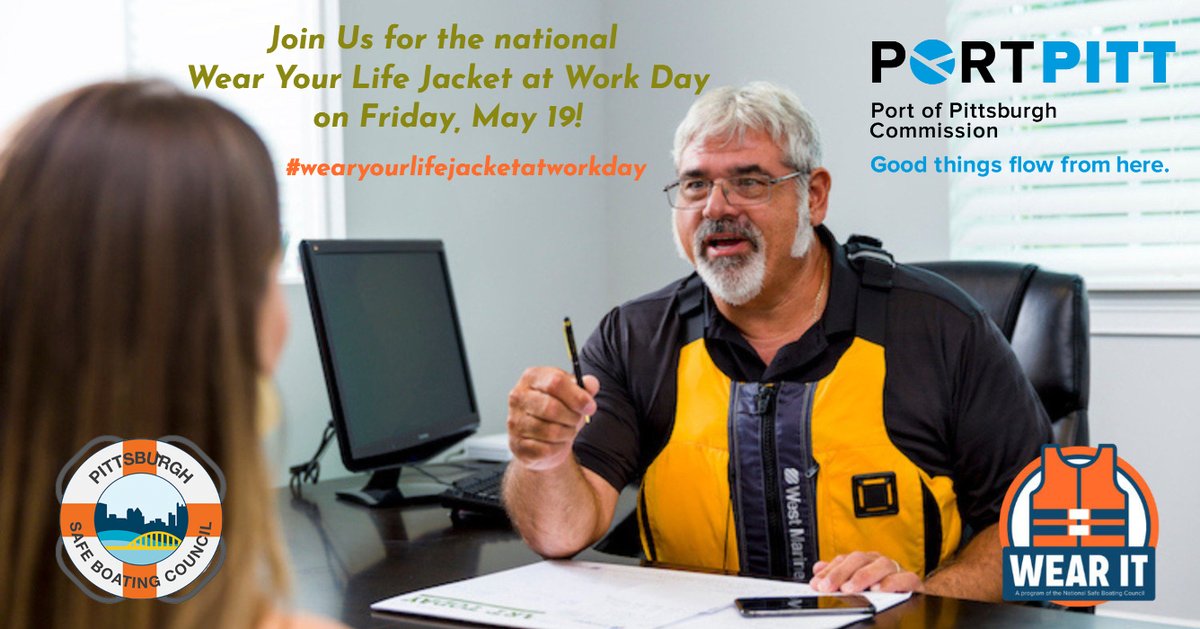 How to participate: Boaters share a picture of themselves wearing a life jacket at work (or home) on social media along with the hashtag #wearyourlifejacketatworkday and tag @BoatingCampaign