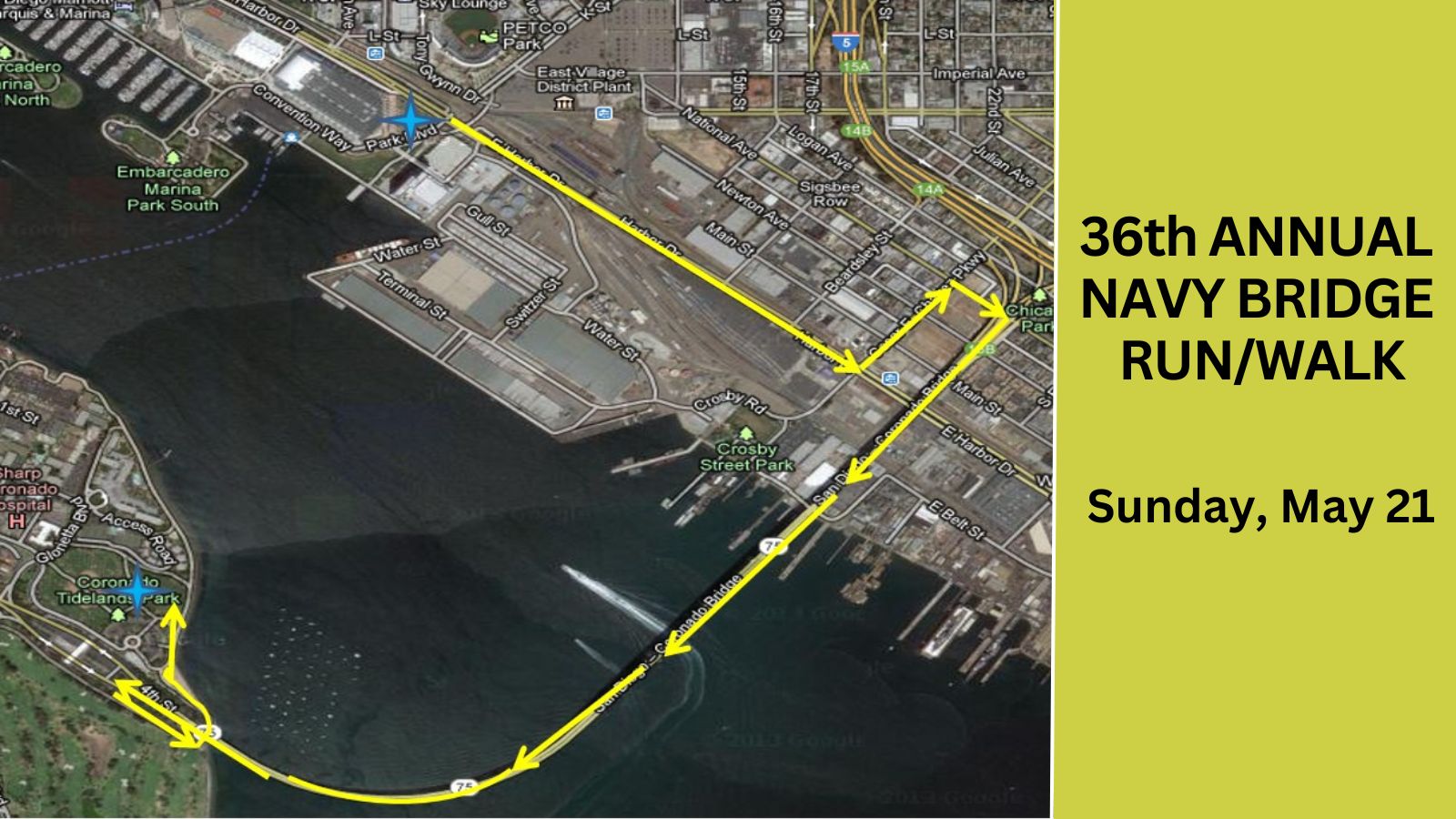 Caltrans San Diego on Twitter "RT CoronadoCity Navy Bridge Run/Walk