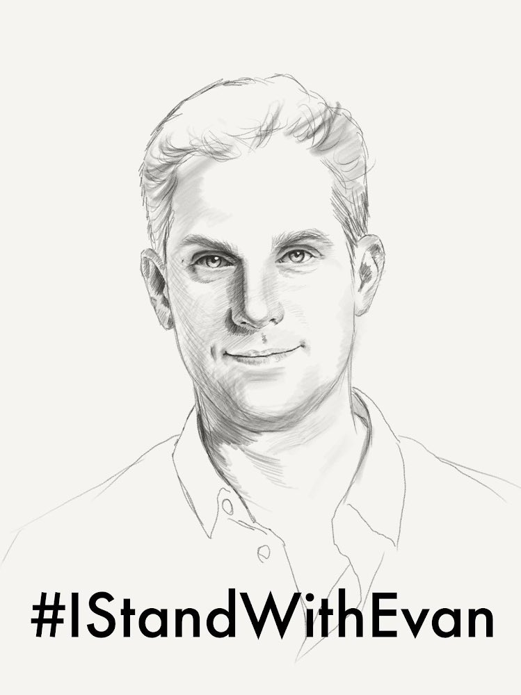 missy_ryan's tweet image. WSJ reporter Evan Gershkovich has now been imprisoned in Russia for 50 days. #IStandWithEvan #journalismisnotacrime