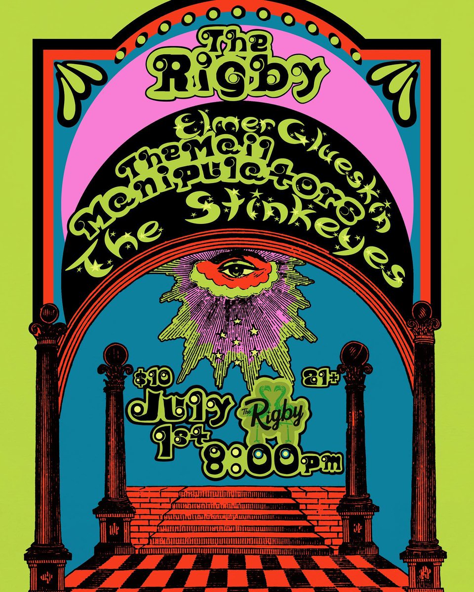 The Stinkeyes (@thestinkeyeswi) on Twitter photo Madison! We're playing downstairs <a href="/TheRigbyPub/">RigbyPub&Grill</a> with Elmer Glueskin and Mail Manipulators on 7/1 at 8:00 p.m. 21+ and $10 to get in. See you there! Madison! We're playing downstairs <a href="/TheRigbyPub/">RigbyPub&Grill</a> with Elmer Glueskin and Mail Manipulators on 7/1 at 8:00 p.m. 21+ and $10 to get in. See you there!