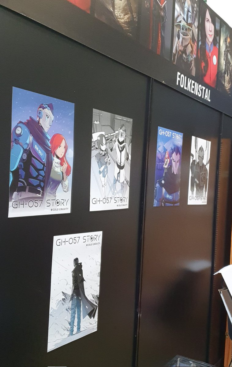 folkenstal's tweet image. Posters are all set up! ⭐

#fantasybasel #convention #GHO57STORY #gavelockstudio #folkenstal #comicsforeveryone #indiegogo #comics #graphicnovels #comicbooks