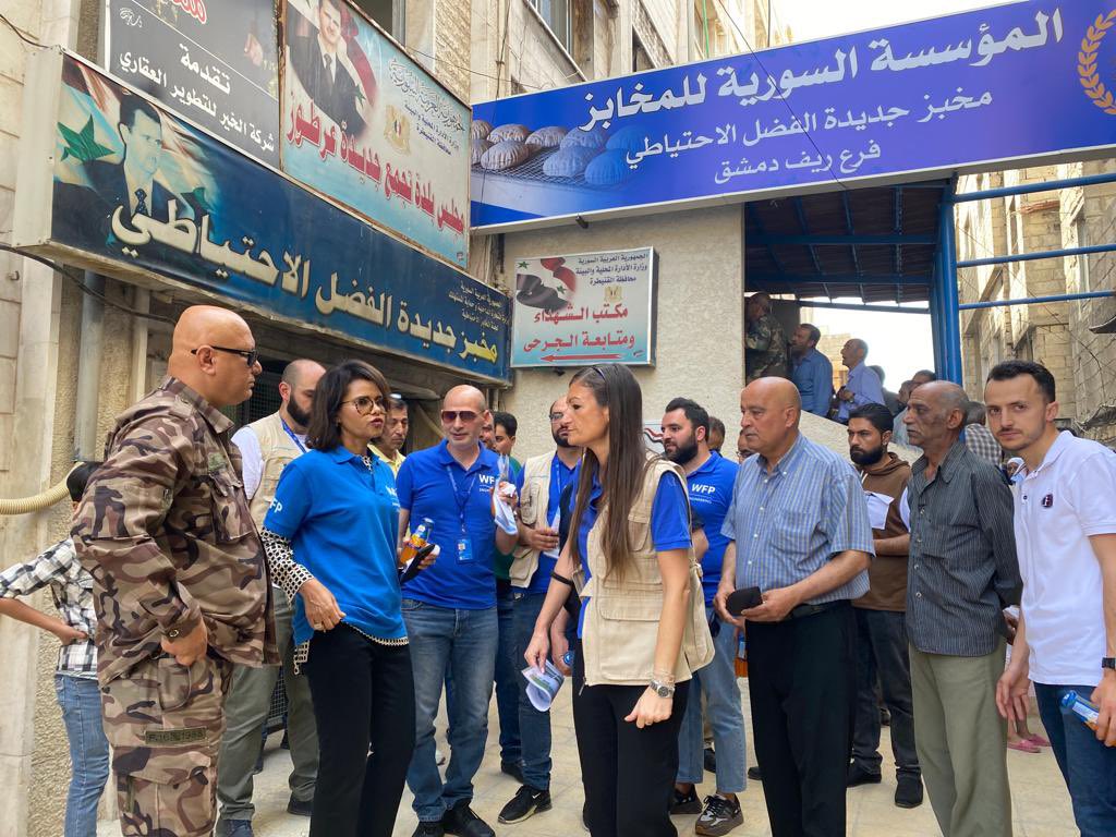 SaraAdamKern's tweet photo. Visited Jdedit Al Fadel Bakery in #Syria with #WFPEngineering. With a new production line & upgraded facilities, they can serve the community with renewed vigor. Together, we're #empoweringcommunities for a brighter future! #WFP #ManagementServices @WFP_Syria @WFP https://t.co/WZKi3ViGRW
