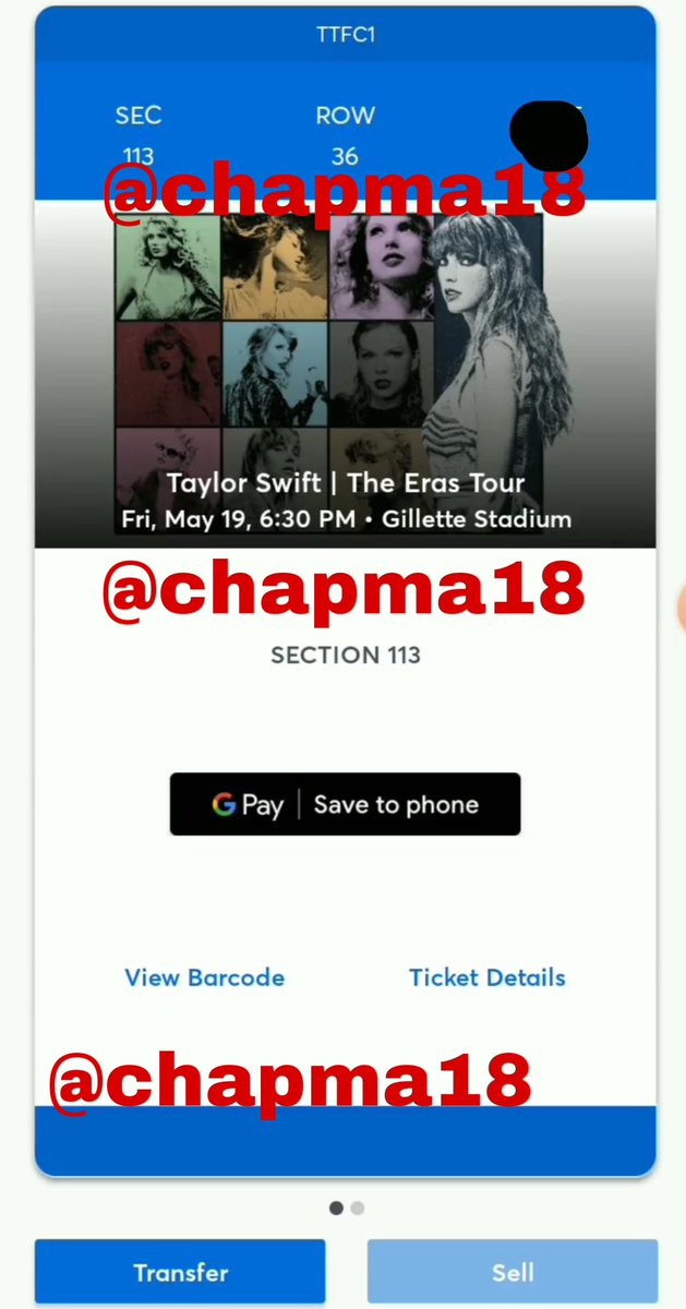 ErasTourResell's tweet photo. Selling TWO (2) LOWER BOWL tickets to the show in Foxborough at Gillette Stadium on 5/19 
💌 Selling for $697 TOTAL
💌 DM @chapma18 if interested
(tickets and price have been verified) 
💌 ONLY USE PAYPAL G&amp;S‼️
🏷 Eras Tour, Taylor Swift https://t.co/9ppUTRssZX