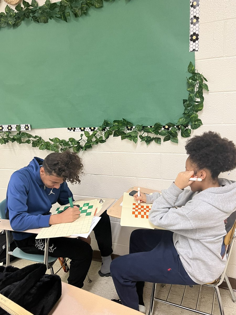 DouglasByrdHS's tweet image. Rosales Math 2 students working on their final projects. @kbwilliams76 #FinalPush