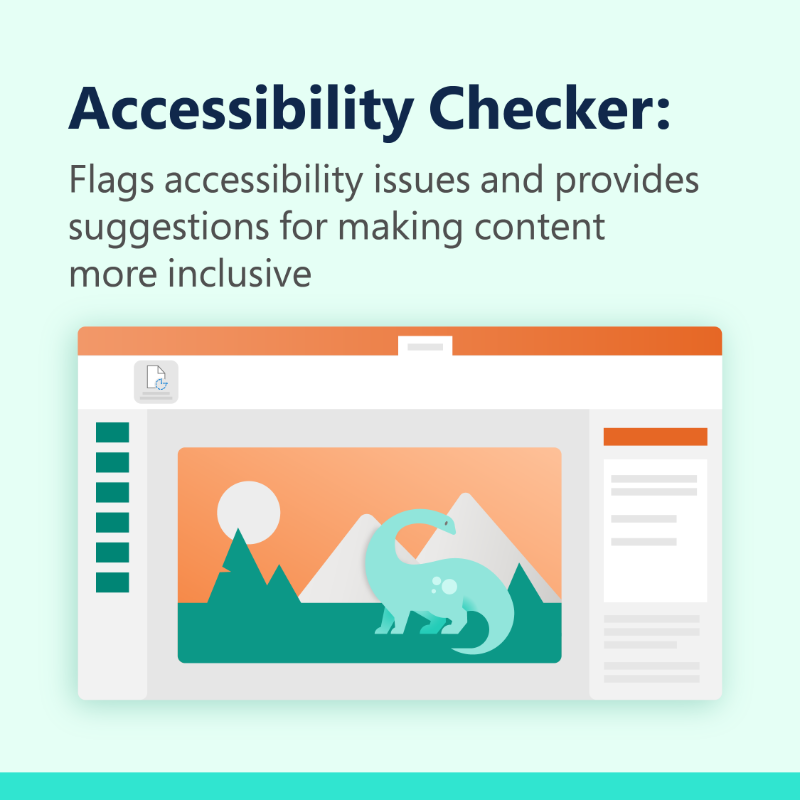 MicrosoftEDU's tweet photo. These built-in #accessibility features empower educators to create more inclusive and engaging classrooms.

Swipe to read more about how they can help you support all kinds of learners: https://t.co/ChGwcubbgw

#MicrosoftEDU #GAAD