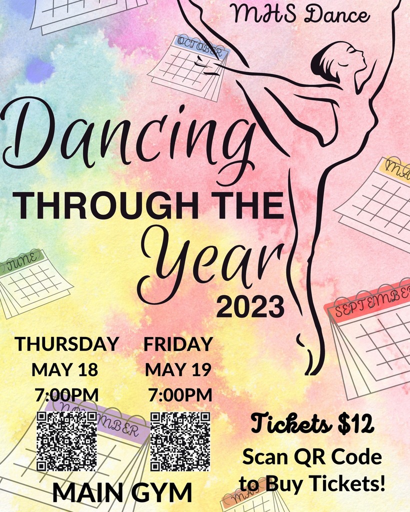 MHS DANCE SHOWCASE - “DANCING THROUGH THE YEAR” is only a couple days away!! Come watch our dance department dance through months of the school year from our Dance Team, Intermediate Dance, and Sampler classes!! We also have award-winning guest performan… instagr.am/p/CsWRAWeBmcW/