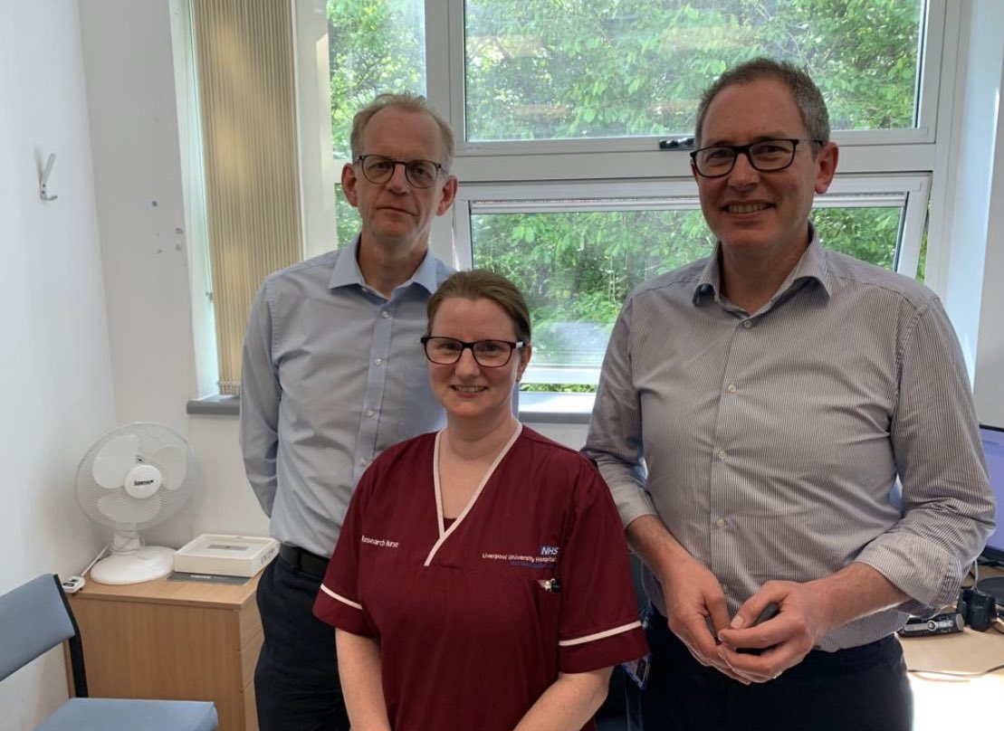 Liverpool Head & Neck Centre (@livheadandneck) on Twitter photo First patient consented to the RAPTOR study today.
RCT of Pentoxifylline, Tocopherol, Clodronate in mandibular Osteoradionecrosis
Chief Investigator:
Professor <a href="/Richard42128627/">Richard Shaw</a>
Principal Investigator:
Professor @ukshaq
Research Practitioner: <a href="/VHighet/">Victoria Highet</a>
Well done all 👏 First patient consented to the RAPTOR study today.
RCT of Pentoxifylline, Tocopherol, Clodronate in mandibular Osteoradionecrosis
Chief Investigator:
Professor <a href="/Richard42128627/">Richard Shaw</a>
Principal Investigator:
Professor @ukshaq
Research Practitioner: <a href="/VHighet/">Victoria Highet</a>
Well done all 👏
