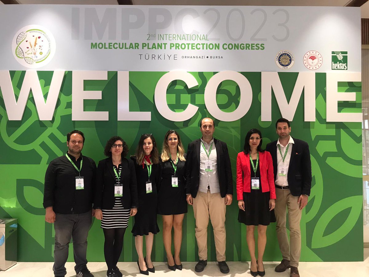 GlsmUysal07's tweet photo. #IMPPC2023 🧬🌱 BATEM Plant Protection Team https://t.co/qaIhddaATK