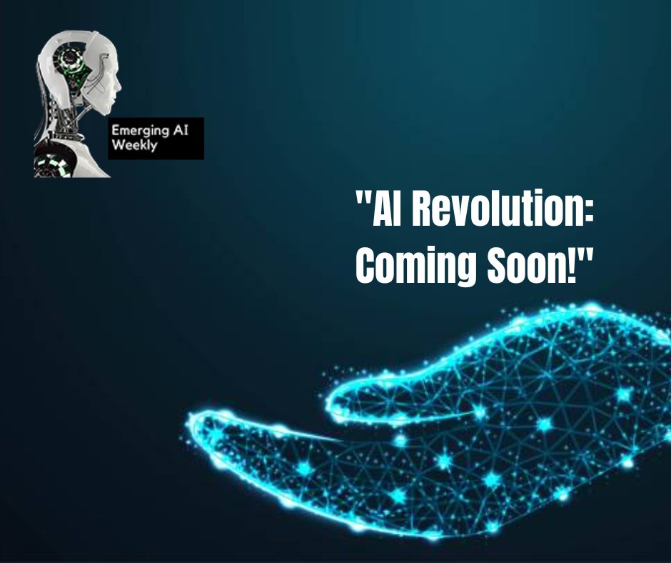 EmergingAIWeek's tweet image. &quot;Ready to shape tomorrow?&quot;
&quot;Experience the future of AI at our upcoming website launch. Stay tuned for groundbreaking innovations and cutting-edge insights in artificial intelligence.&quot;
#artificialintelligence #artificialintelligenceai