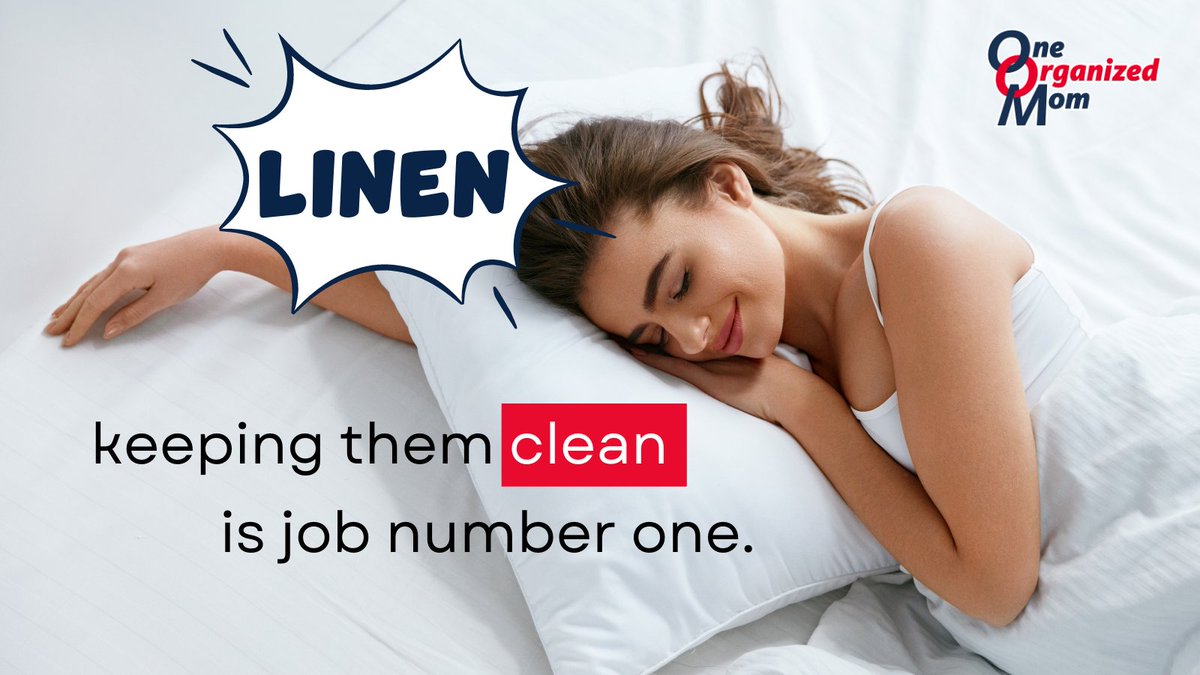 oneorganizedmom's tweet image. Focus on washing pillows &amp;amp; bed linens. Think of hours you spend each week sleeping in your bed, weekly sheet washing is one of the most important tasks on your house cleaning schedule

bit.ly/3eXhJID

#bedroom #laundry #bedlinens #housekeepingservices #oneorganizedmom