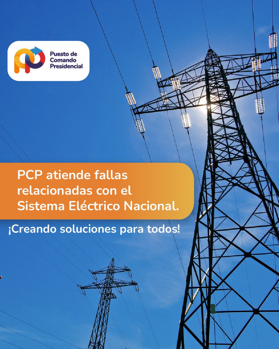 pcpresuelve's tweet photo. Ante un problema en tu comunidad relacionado con alumbrado público; transformador; pica y poda; proyecto de electrificación y falla de servicio eléctrico, reporta al #PCP a través de la herramienta #L58.
#Comunidad #Soluciones #ServiciosPublicos #Venezuela #Reporte https://t.co/D9Yddme2Bb