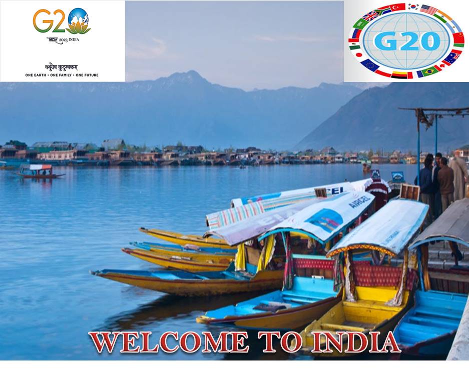 The #G20 presents an opportunity to foster dialogue and collaboration, working towards a peaceful resolution in Kashmir. #DialogueForPeace #G20Efforts it will help to keep #Pakistan out .
#G20_in_Kashmir
#KashmirisWithG20 #KashmirWithG20India #PakistanUnderFacism