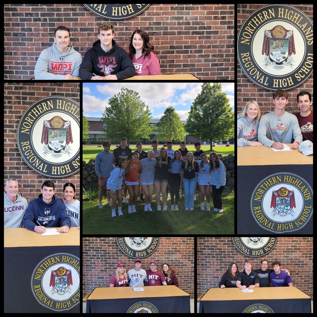 Congrats to all of our student athletes who have committed to play at the next level! This year, 22 Highlanders will go on to compete in college - we're so proud of all of you!  Special thanks to <a href="/NHSportsAssoc/">NHSA</a> for helping to celebrate this accomplishment! <a href="/nhrhs1/">NHRHS</a>