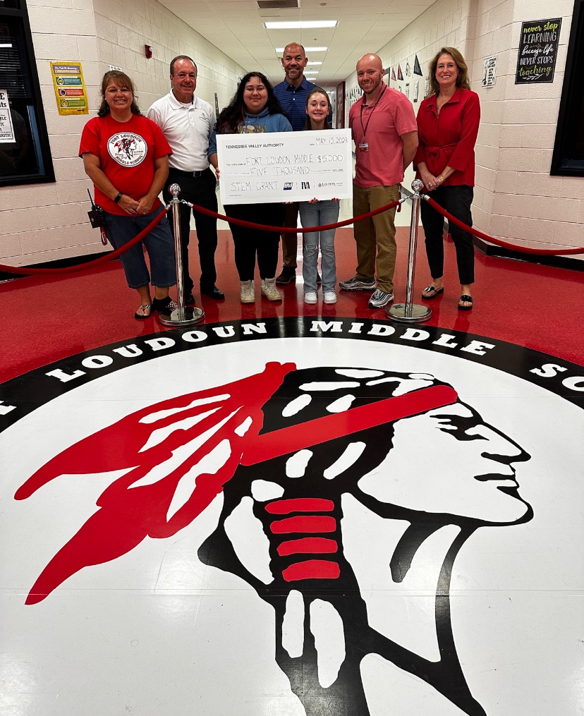 Thank you <a href="/TVAnews/">Tennessee Valley Authority</a> , BVI, and Loudon Utility Board for making this grant possible and your continued support of Ft. Loudoun Middle School!  The funds will be used to purchase IPads, robots, and manipulatives to support the new Computer Science initiative. <a href="/theTSIN/">Tennessee STEM Innovation Network</a>