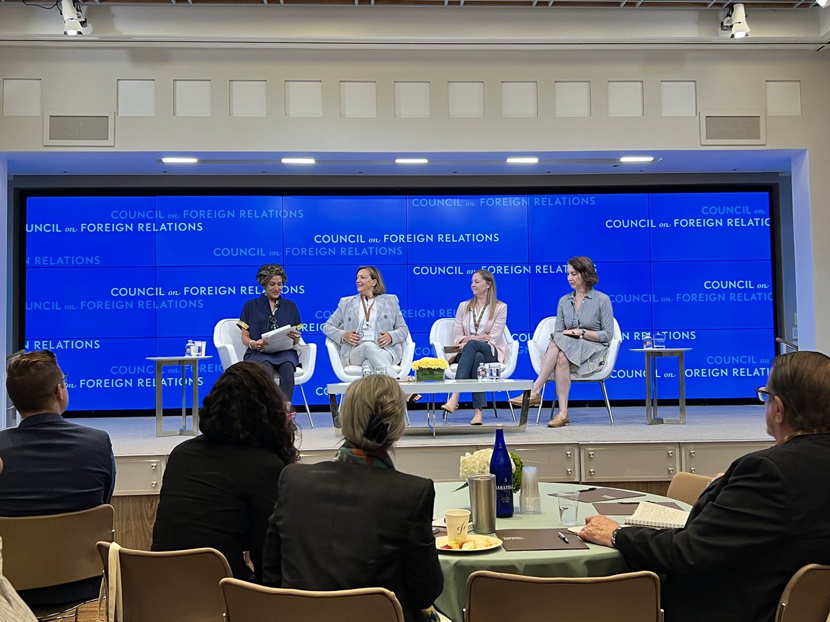 markedington's tweet photo. So great to have a panel on “Climate, Food, and Water Security” led by @sominisengupta at the annual @CFR_religion #CFRReligionWorkshop. This is the 16th year @cfr_org has supported a workshop on Religion and Foreign Policy. https://t.co/GlkgMGsBYe