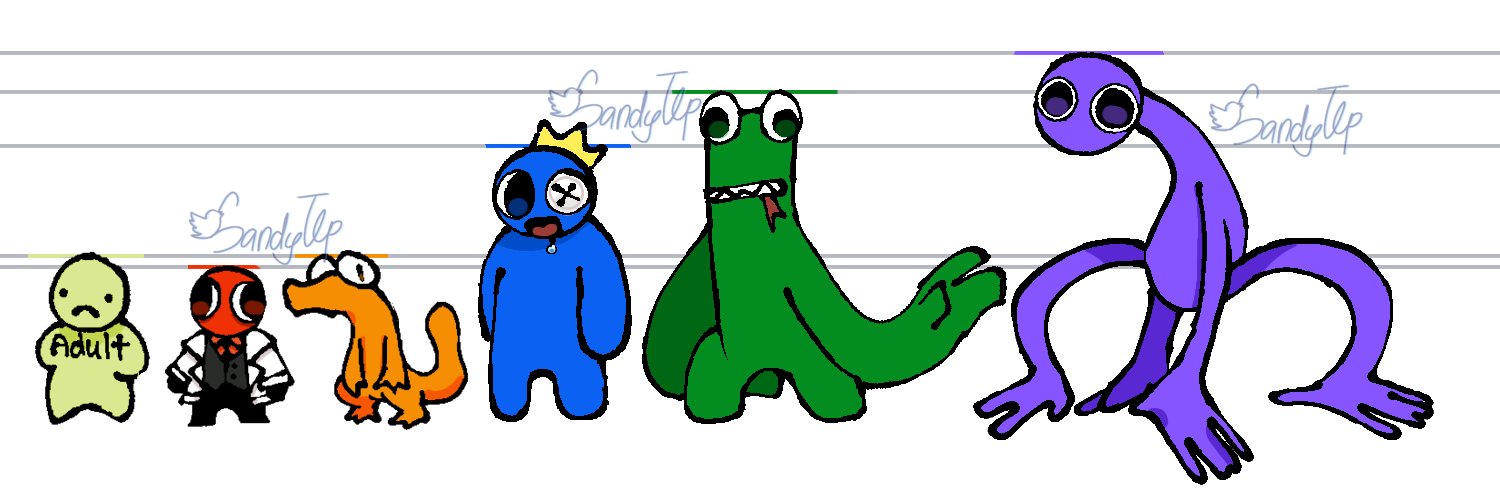 Rainbow Friends Heights (Color order) : r/RainbowFriends