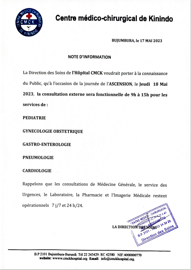 HOPITAL CMCK tweet media
