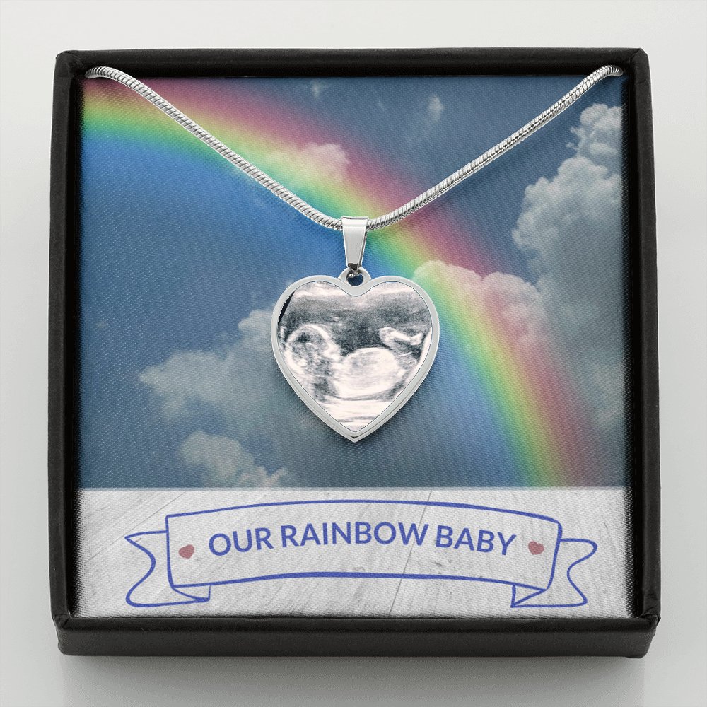 Riseshed's tweet photo. We've added new Our Rainbow Baby Photo Charm Heart Pendant Necklace - Custom Made with your photo at #RISEshed store. Check it out here: https://t.co/EVLnCVjO9O. https://t.co/mu4obNpRQg