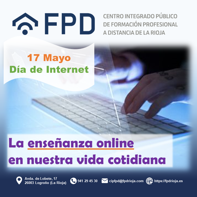 cipfpd_rioja's tweet photo. Desde el Centro Integrado Público de FP a Distancia de La Rioja, queremos enfatizar las ventajas y el buen uso de Internet entre todos los colectivos.
¡Gracias a tod@s l@s Internautas por su dedicación!
#fp #todofp #fprioja #educación #empleo #rioja #online #diadeinternet https://t.co/hVC3TnNkkg