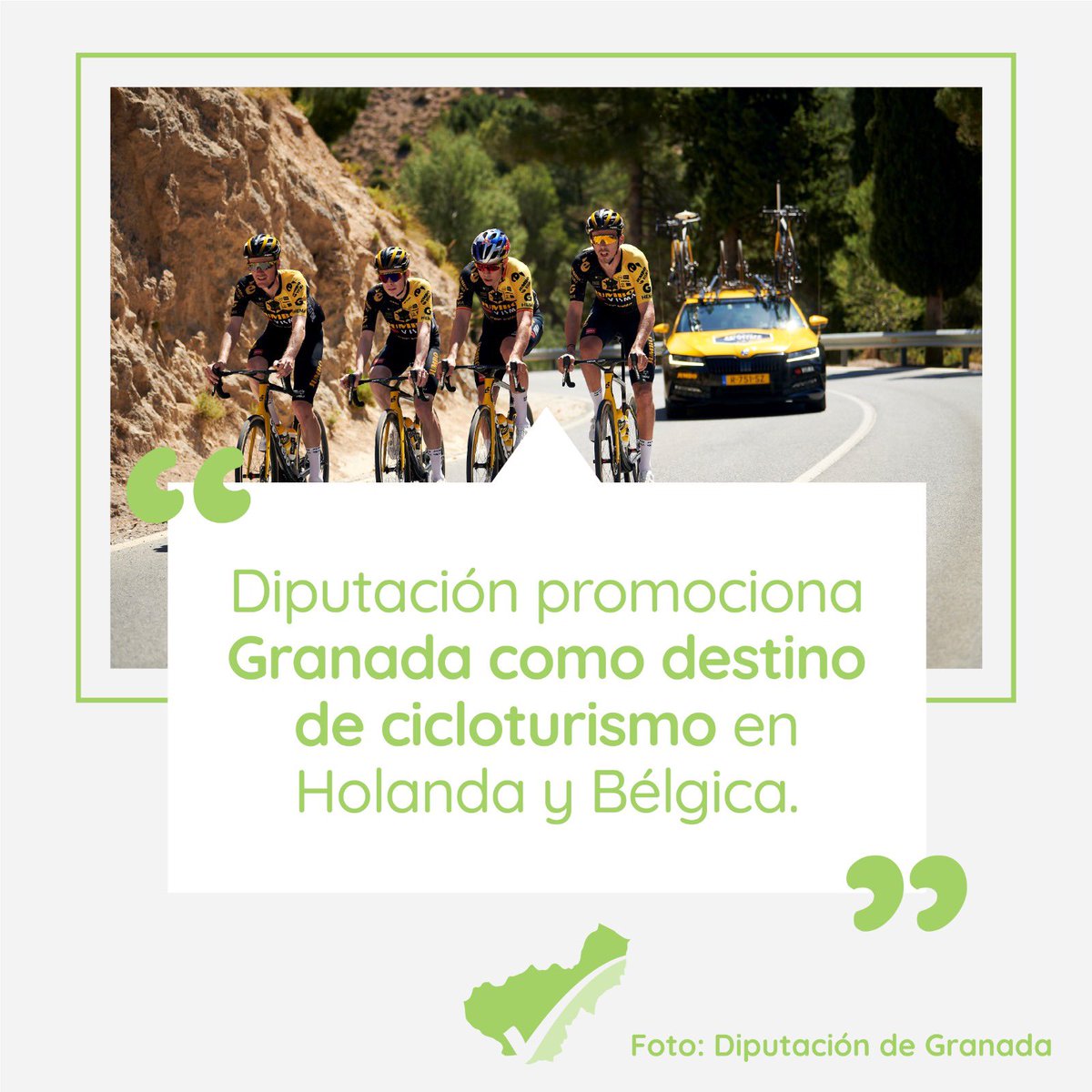 Diputación de Granada promociona la provincia comp destino de cicloturismo.

granadadigital.es/diputacion-pro…
