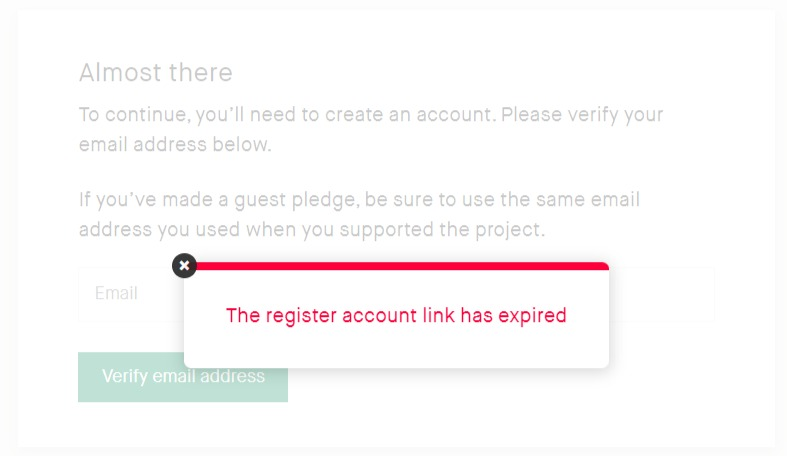 ArwenLune's tweet photo. @Kickstarter what is going on? I would like to back something https://t.co/7TR1fl5d4j